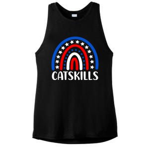 Catskills New York Gift I Love Catskills New Usa Great Gift Ladies PosiCharge Tri-Blend Wicking Tank