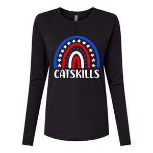 Catskills New York Gift I Love Catskills New Usa Great Gift Womens Cotton Relaxed Long Sleeve T-Shirt