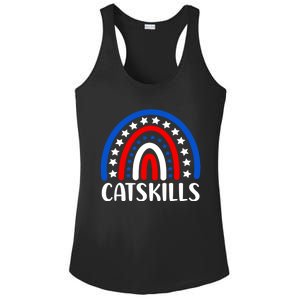 Catskills New York Gift I Love Catskills New Usa Great Gift Ladies PosiCharge Competitor Racerback Tank