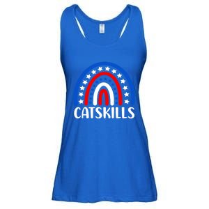 Catskills New York Gift I Love Catskills New Usa Great Gift Ladies Essential Flowy Tank