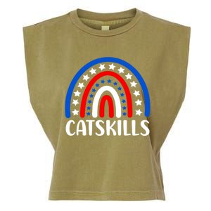 Catskills New York Gift I Love Catskills New Usa Great Gift Garment-Dyed Women's Muscle Tee