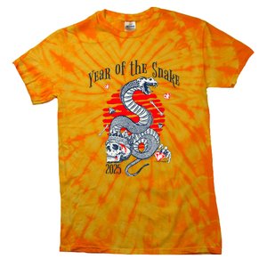 Chinese New Year Of The Snake 2025 Tie-Dye T-Shirt