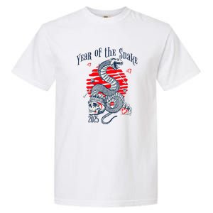 Chinese New Year Of The Snake 2025 Garment-Dyed Heavyweight T-Shirt