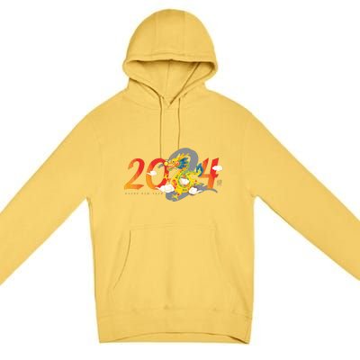 Chinese New Year 2024 Year Of The Dragon Lunar New Year 2024 Premium Pullover Hoodie