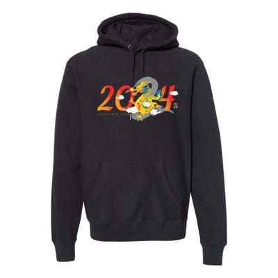 Chinese New Year 2024 Year Of The Dragon Lunar New Year 2024 Premium Hoodie