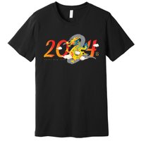 Chinese New Year 2024 Year Of The Dragon Lunar New Year 2024 Premium T-Shirt