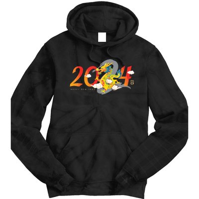 Chinese New Year 2024 Year Of The Dragon Lunar New Year 2024 Tie Dye Hoodie