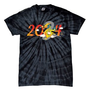 Chinese New Year 2024 Year Of The Dragon Lunar New Year 2024 Tie-Dye T-Shirt