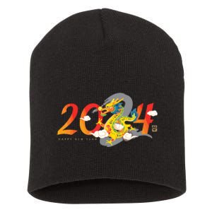 Chinese New Year 2024 Year Of The Dragon Lunar New Year 2024 Short Acrylic Beanie