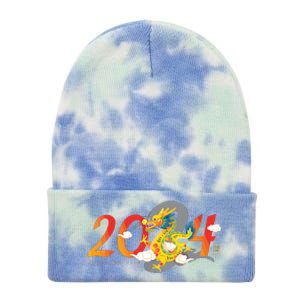 Chinese New Year 2024 Year Of The Dragon Lunar New Year 2024 Tie Dye 12in Knit Beanie