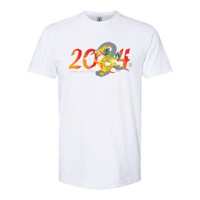 Chinese New Year 2024 Year Of The Dragon Lunar New Year 2024 Softstyle® CVC T-Shirt