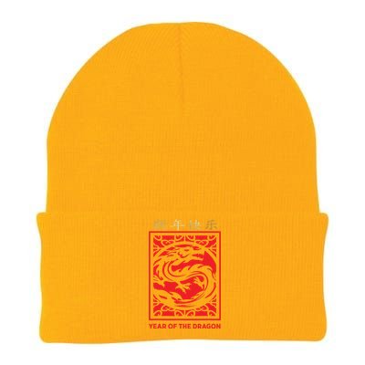 Chinese New Year 2024 Year Of The Dragon Lunar New Year 2024 Knit Cap Winter Beanie