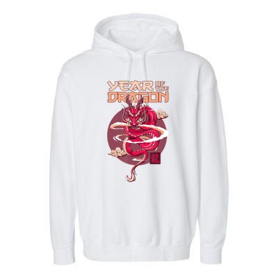 Chinese New Year 2024 Year Of The Dragon Chinese New Year 2024 Garment-Dyed Fleece Hoodie