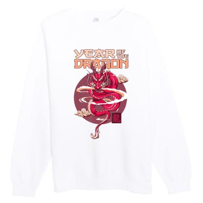 Chinese New Year 2024 Year Of The Dragon Chinese New Year 2024 Premium Crewneck Sweatshirt