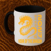 Chinese New Year 2024 Design Year Of The Dragon 2024 Mug