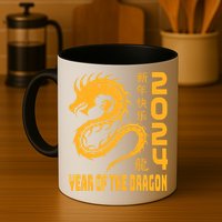 Chinese New Year 2024 Design Year Of The Dragon 2024 Mug