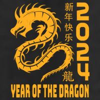 Chinese New Year 2024 Design Year Of The Dragon 2024 Beanie