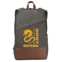 Chinese New Year 2024 Design Year Of The Dragon 2024 Cotton Canvas Backpack