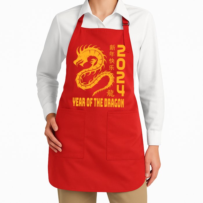 Chinese New Year 2024 Design Year Of The Dragon 2024 Apron