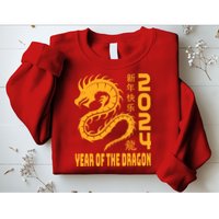 Chinese New Year 2024 Design Year Of The Dragon 2024 Sweatshirt
