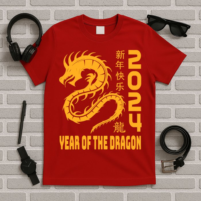 Chinese New Year 2024 Design Year Of The Dragon 2024 T-Shirt