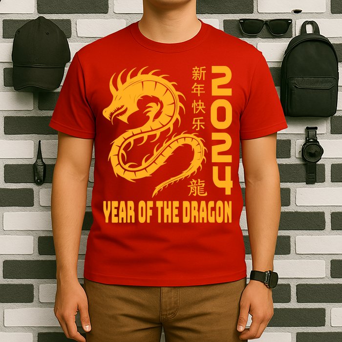 Chinese New Year 2024 Design Year Of The Dragon 2024 T-Shirt