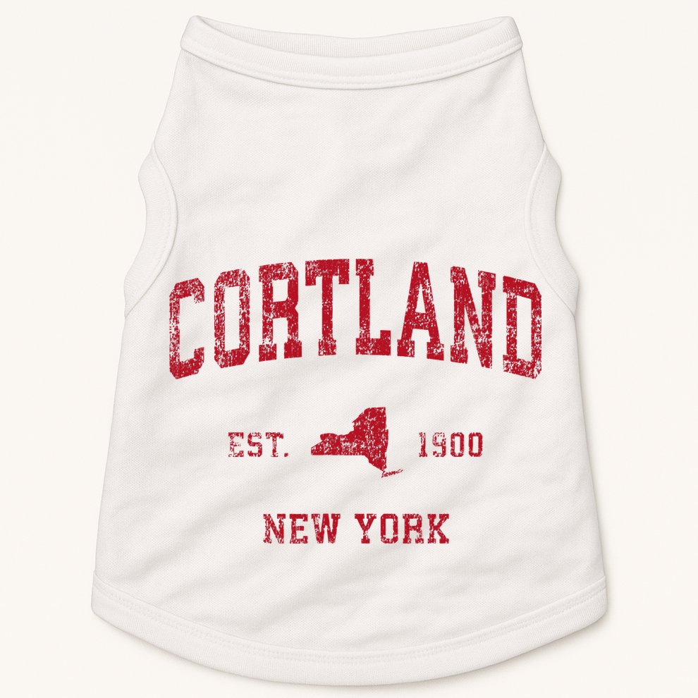 Cortland New York Ny Doggie Tank