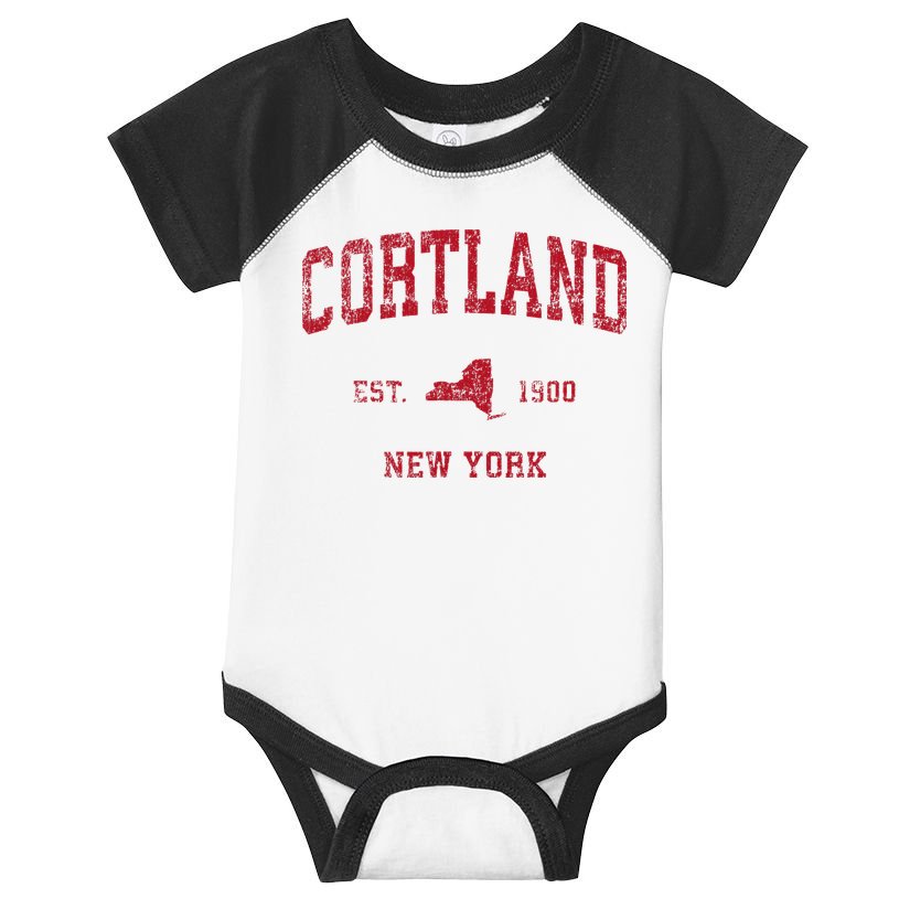 Cortland New York Ny Infant Baby Jersey Bodysuit
