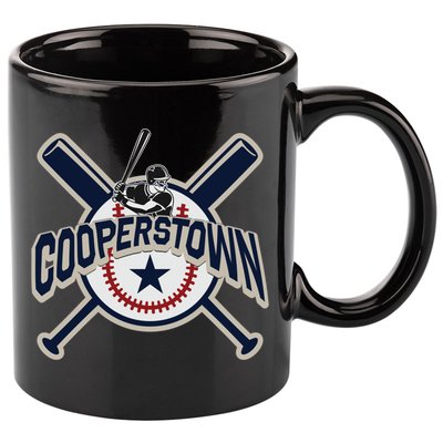 Cooperstown New York Baseball Game Family Vacation Gift 11oz C Handle Ceramic Mug