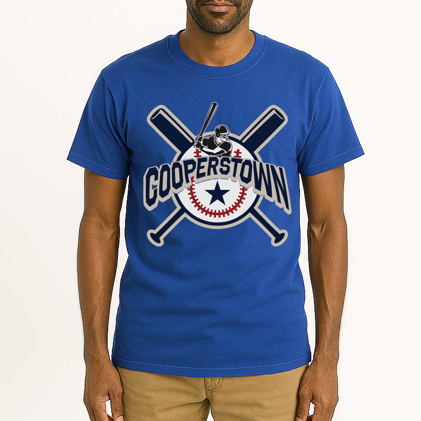 Cooperstown New York Baseball Game Family Vacation Gift Tall T-Shirt