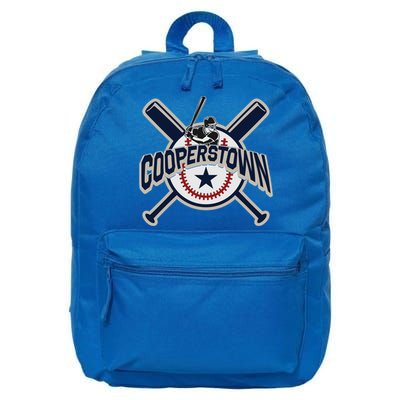 Cooperstown New York Baseball Game Family Vacation Gift 16 in Basic Backpack
