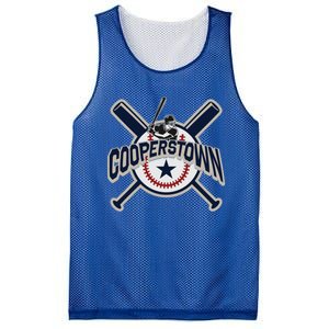 Cooperstown New York Baseball Game Family Vacation Gift Mesh Reversible Basketball Jersey Tank