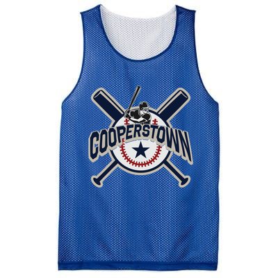 Cooperstown New York Baseball Game Family Vacation Gift Mesh Reversible Basketball Jersey Tank