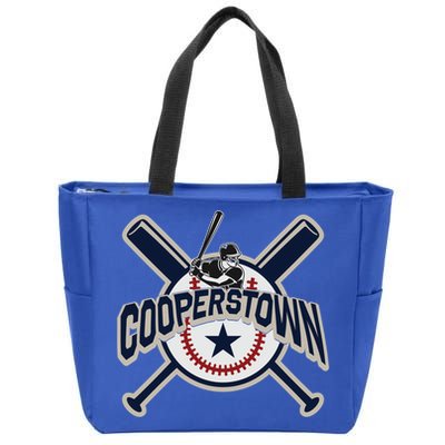 Cooperstown New York Baseball Game Family Vacation Gift Zip Tote Bag