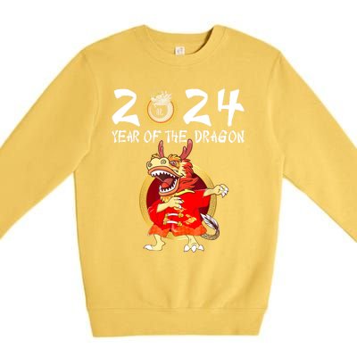 Chinese New Year 2024 Year Of The Dragon Happy New Year 2024 Premium Crewneck Sweatshirt