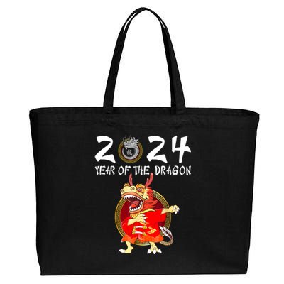 Chinese New Year 2024 Year Of The Dragon Happy New Year 2024 Cotton Canvas Jumbo Tote