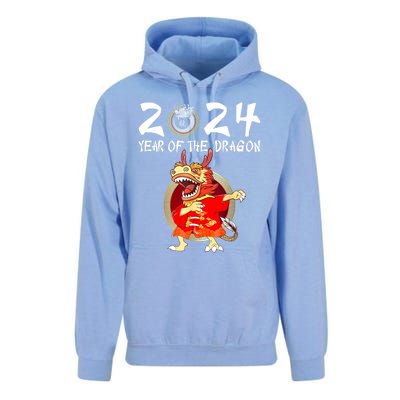 Chinese New Year 2024 Year Of The Dragon Happy New Year 2024 Unisex Surf Hoodie