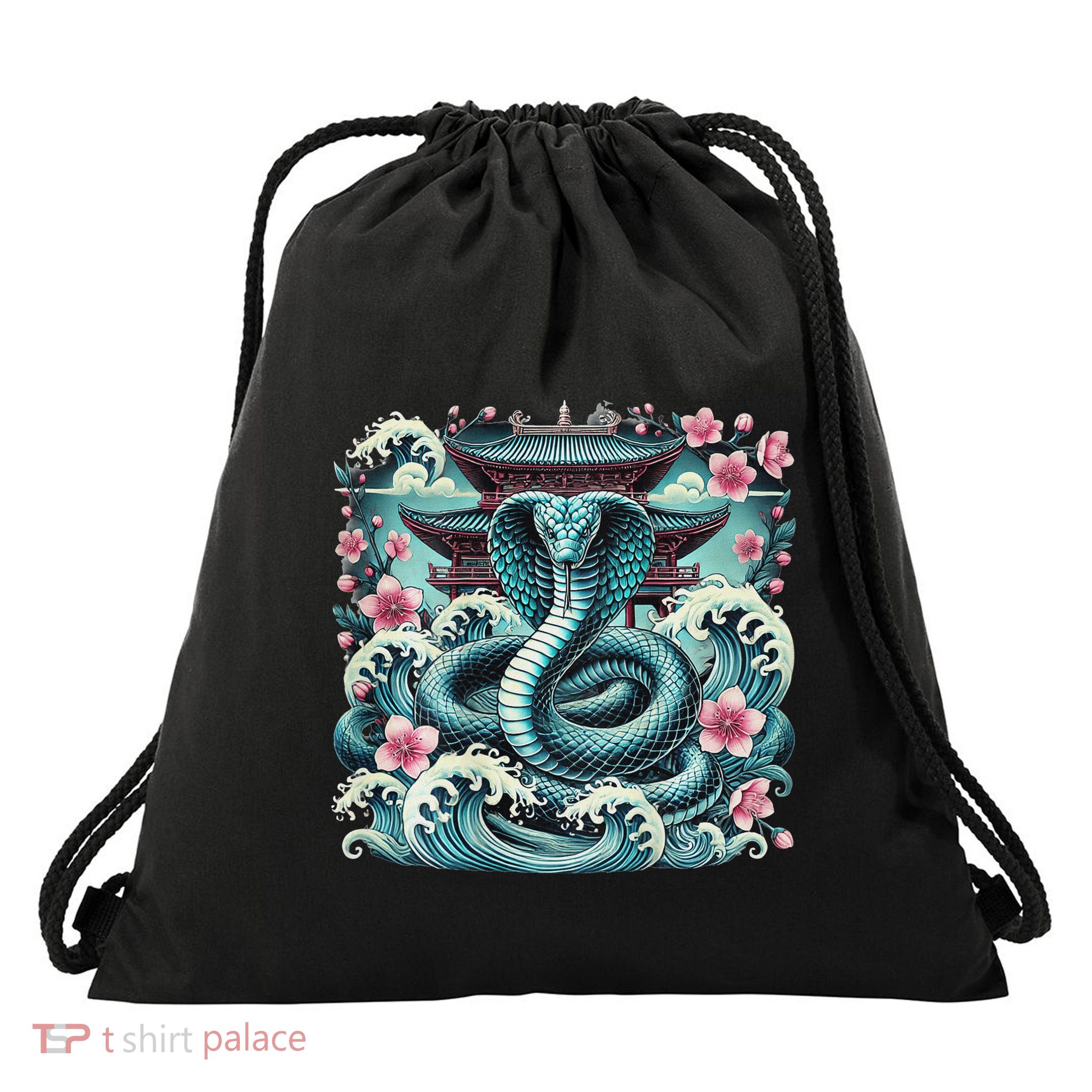 Chinese New Year 2025 Year Of The Snake Drawstring Bag