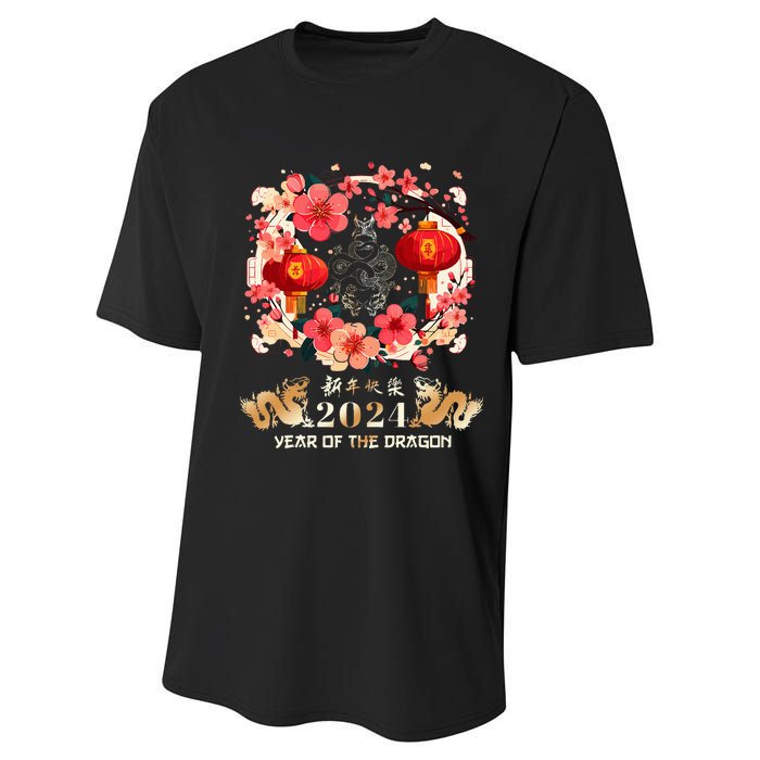 Chinese New Year 2024 Year Of The Dragon Lunar New Year 2024 Performance Sprint T-Shirt