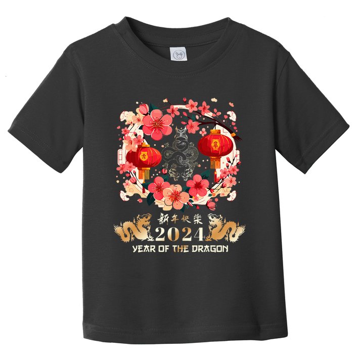 Chinese New Year 2024 Year Of The Dragon Lunar New Year 2024 Toddler T-Shirt