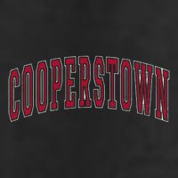 Cooperstown New York Souvenir College Style Red Text 11oz C Handle Ceramic Mug