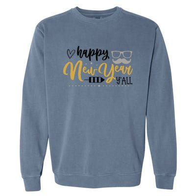 Celebrate New Year With Excitement And Joy Garment-Dyed Sweatshirt