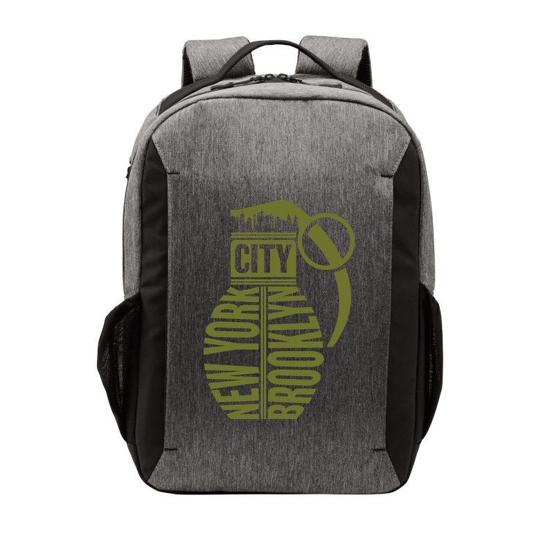 Cool New York City Brooklyn Grenade Design Vector Backpack