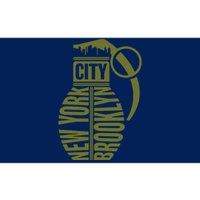 Cool New York City Brooklyn Grenade Design Bumper Sticker