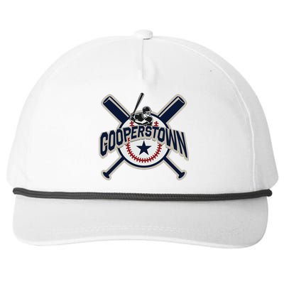 Cooperstown New York Baseball Game Family Vacation Snapback Five-Panel Rope Hat