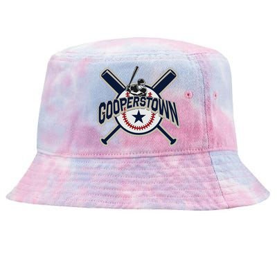 Cooperstown New York Baseball Game Family Vacation Tie-Dyed Bucket Hat