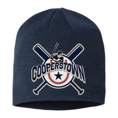 Cooperstown New York Baseball Game Family Vacation Sustainable Beanie