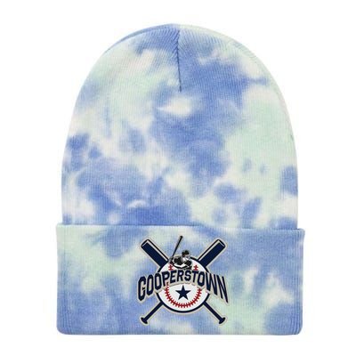 Cooperstown New York Baseball Game Family Vacation Tie Dye 12in Knit Beanie