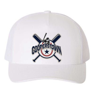 Cooperstown New York Baseball Game Family Vacation Yupoong Adult 5-Panel Trucker Hat