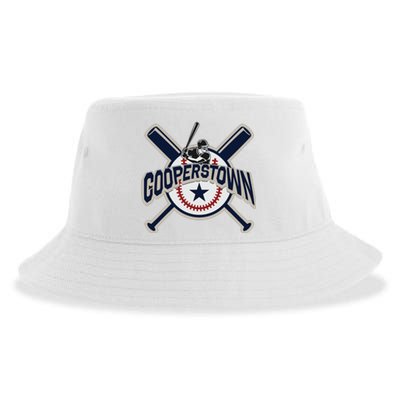 Cooperstown New York Baseball Game Family Vacation Sustainable Bucket Hat